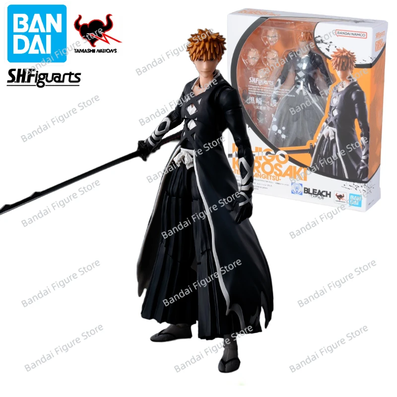 

100% Original In Stock Bandai S.H.Figuarts SHF BLEACH Kurosaki Ichigo Anime Action Figure Toy Gift Model Collecting Hobby