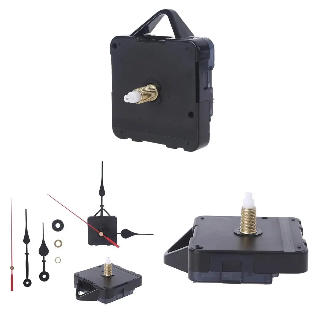 Portable Clock Movement Set for w/ Clock Hands for Replace and Repair Wall C