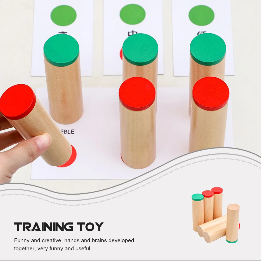 

1Set Wooden Sound Tube Auditory Educational Cognitive Thinking Training Concentration Development Interactive Plaything