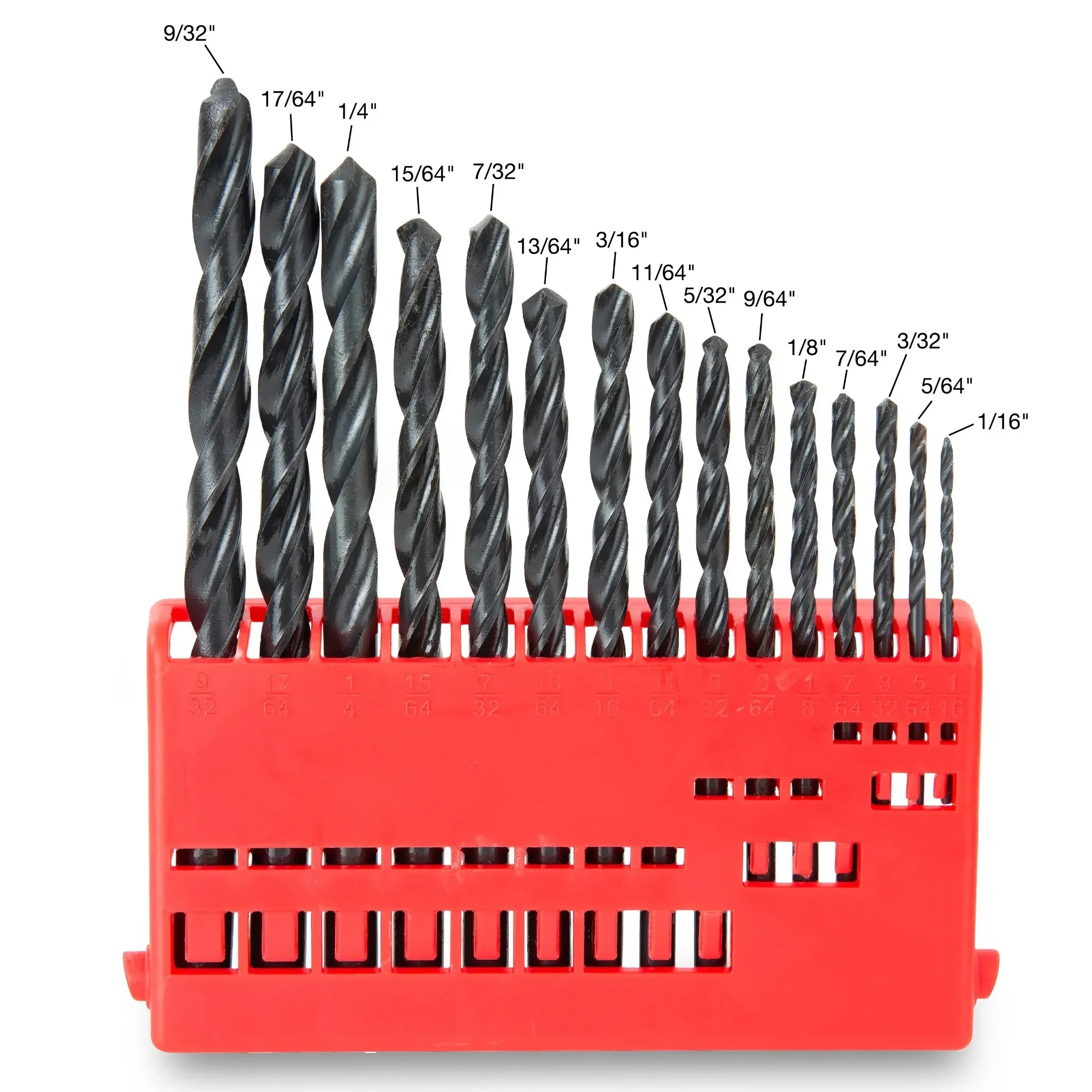 

Набор сверл из оксида черного цвета из 29 предметов с футляром для хранения