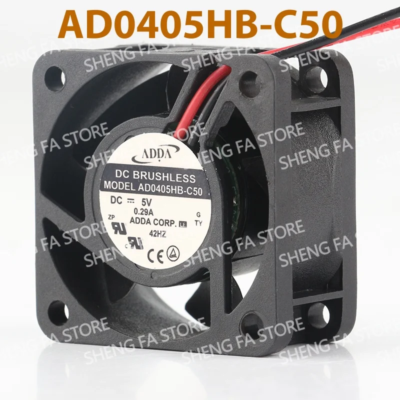two-wire switch Double ball inverter High air capacity ADDA 12V 24V 48V DC 5V 0.29A 4020 40X40X20MM 4CM AD0405HB-C50 cooling fan