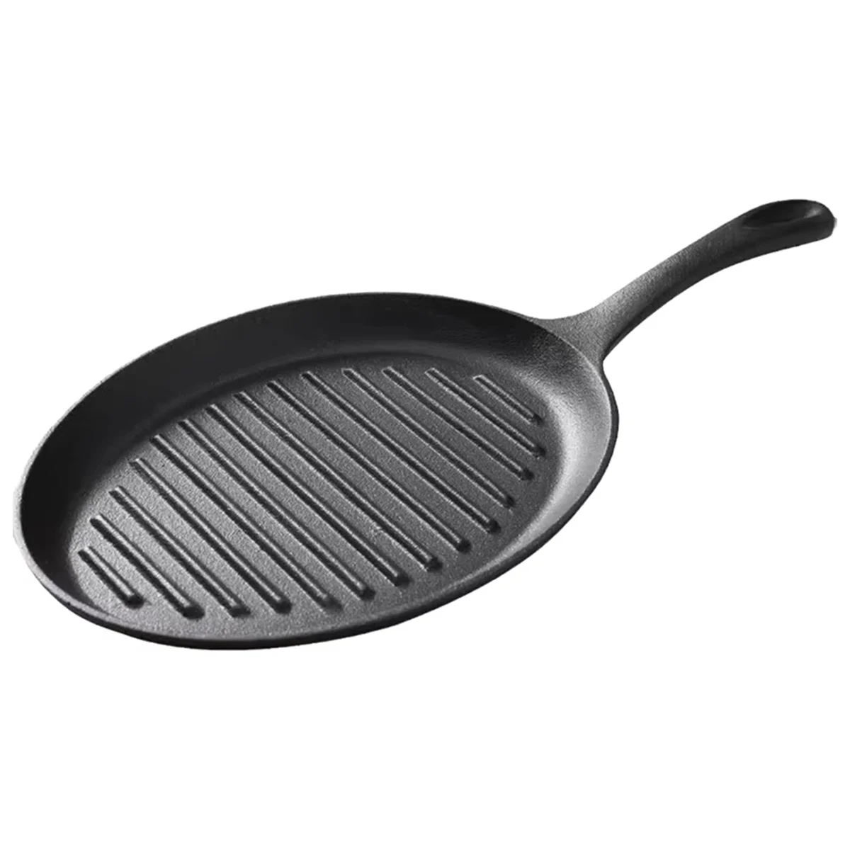 

A64K Cast Iron Grill Pan Non-Stick Frying Pan with Handle Grill Plate No Chemical Coating Gas and Induction Friendly