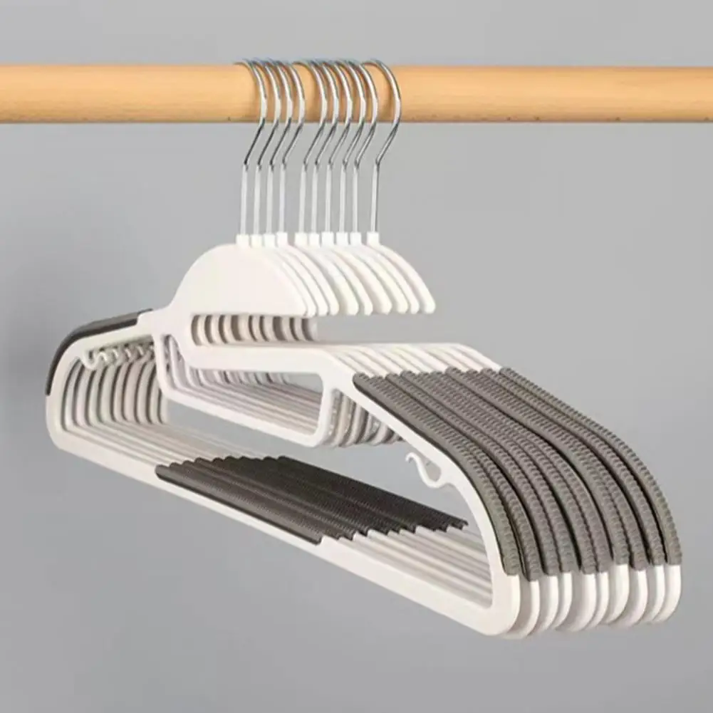 Safe Use Clothes Hanger Durable Non-slip Clothes Hangers with Rotatable Hooks Wide Shoulders for Strong Load-bearing for Clothes