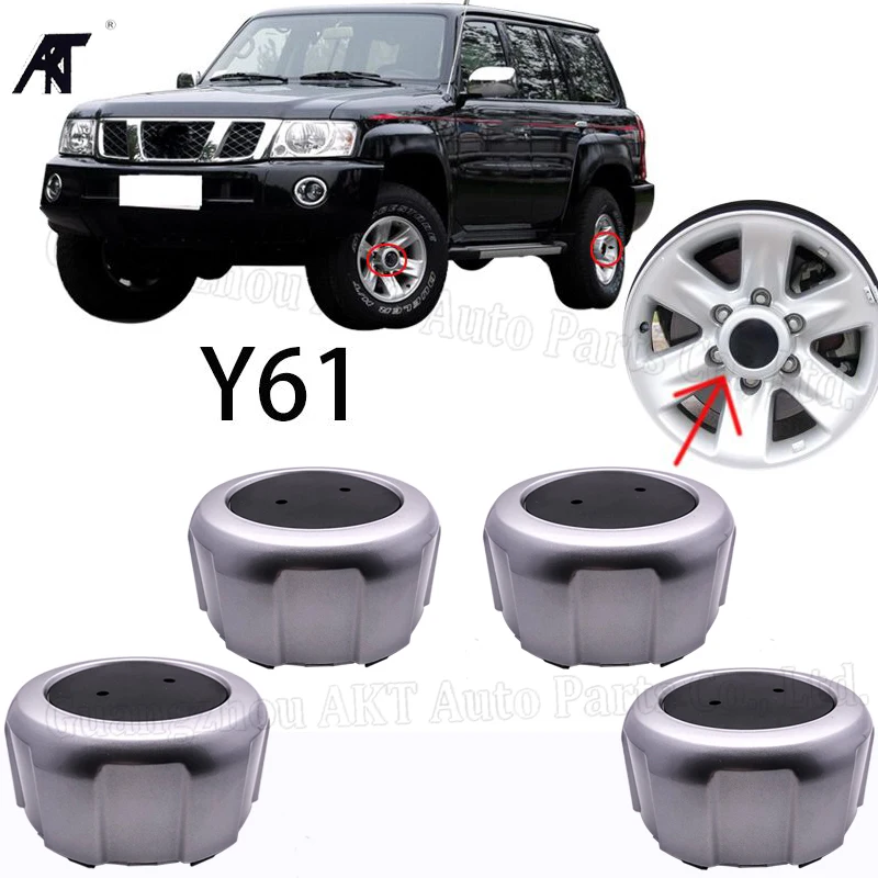 4pc/lot Nissan Safari Patrol GU Y61 R17 Wheel Rim Cover Center Hub Cap Rear 40342-VC310 REAR ALLOY RIM WHEEL CENTRE CAP COVER