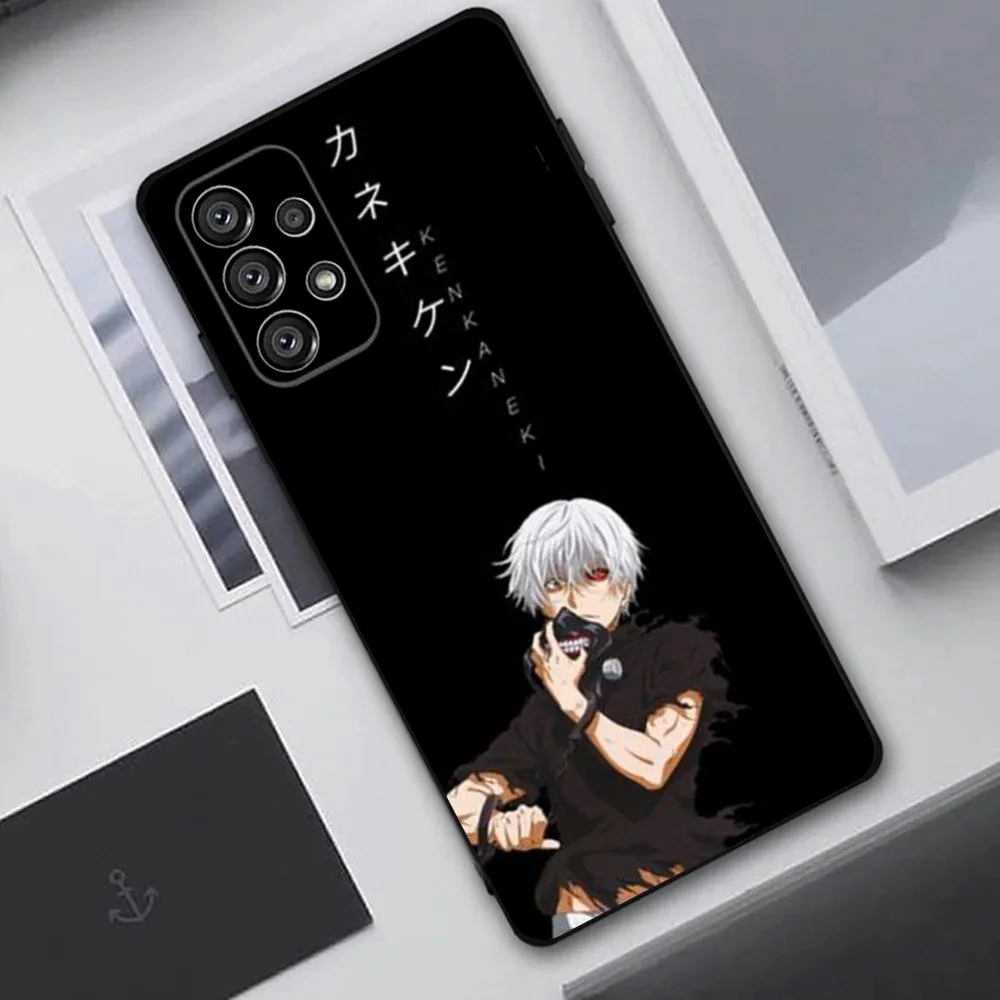 Tokyo Ghoul Kaneki Ken Anime Phone Case For Samsung Galaxy A20,A21s,A22,A31,A32,A52,A53,A72,73,A80,A91 Soft Black Cover