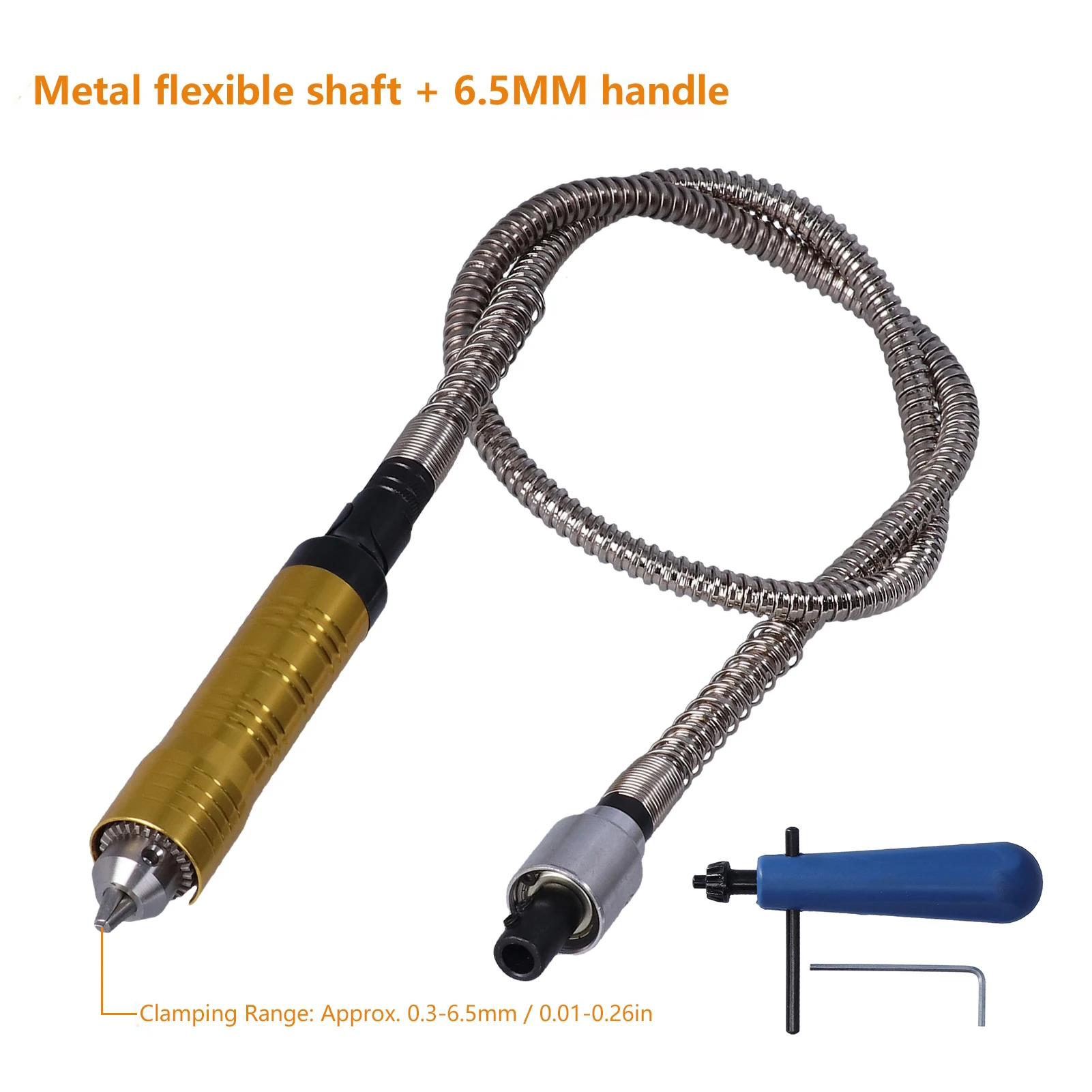 Câble d'extension pour perceuse électrique, mandrin flexible, poignée flexible pour meuleuse électrique, facile à installer pour l'extérieur, pour ingénieur