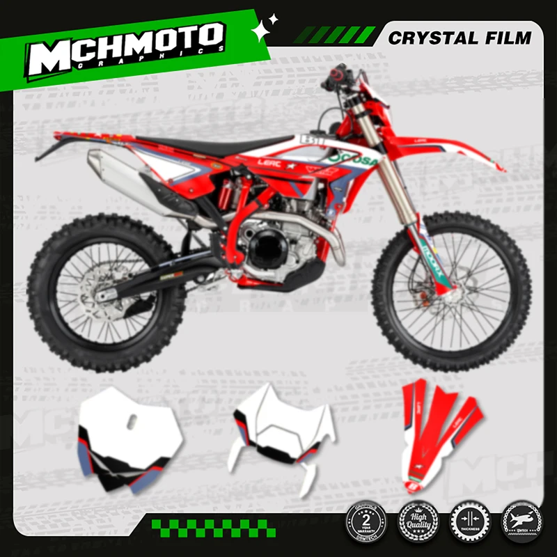 

MCHMFG Motorcycle Team Motorcycle Decal Stickers For BETA RR ENDURO 2023-2025 2023 2024 2025 250 300 350 -006