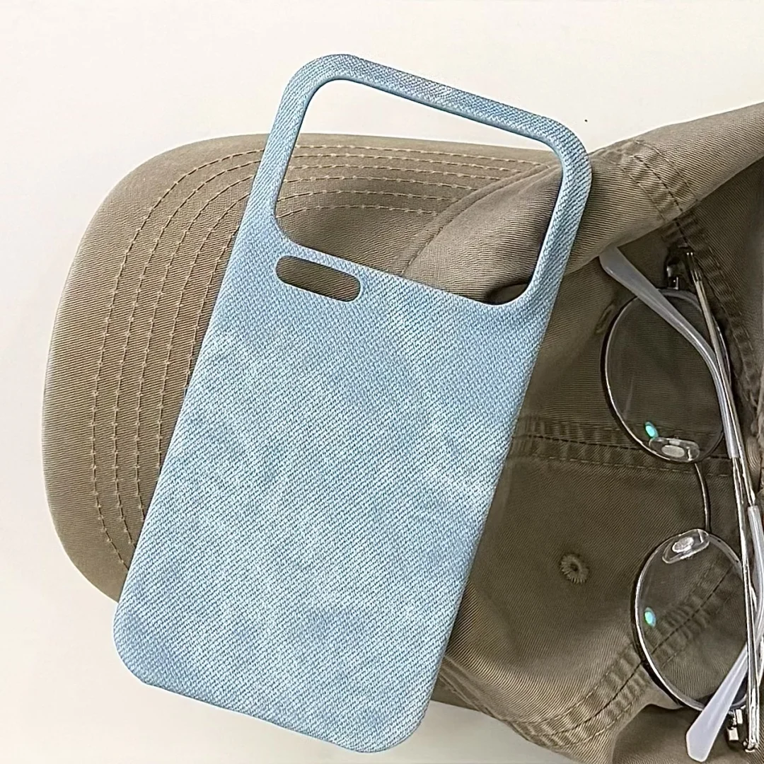 

For Xiaomi17 Pro Max Case Denim Design Protective Shell Mobile Phone Back Cover