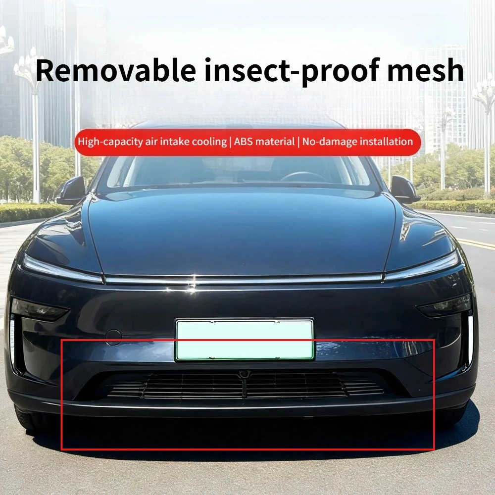 Grille Mesh Inserts for Tesla Model YL/Y Juniper 2025 2026 Front Air Inlet Vent Grille Cover Replacement Anti-insect Accessories