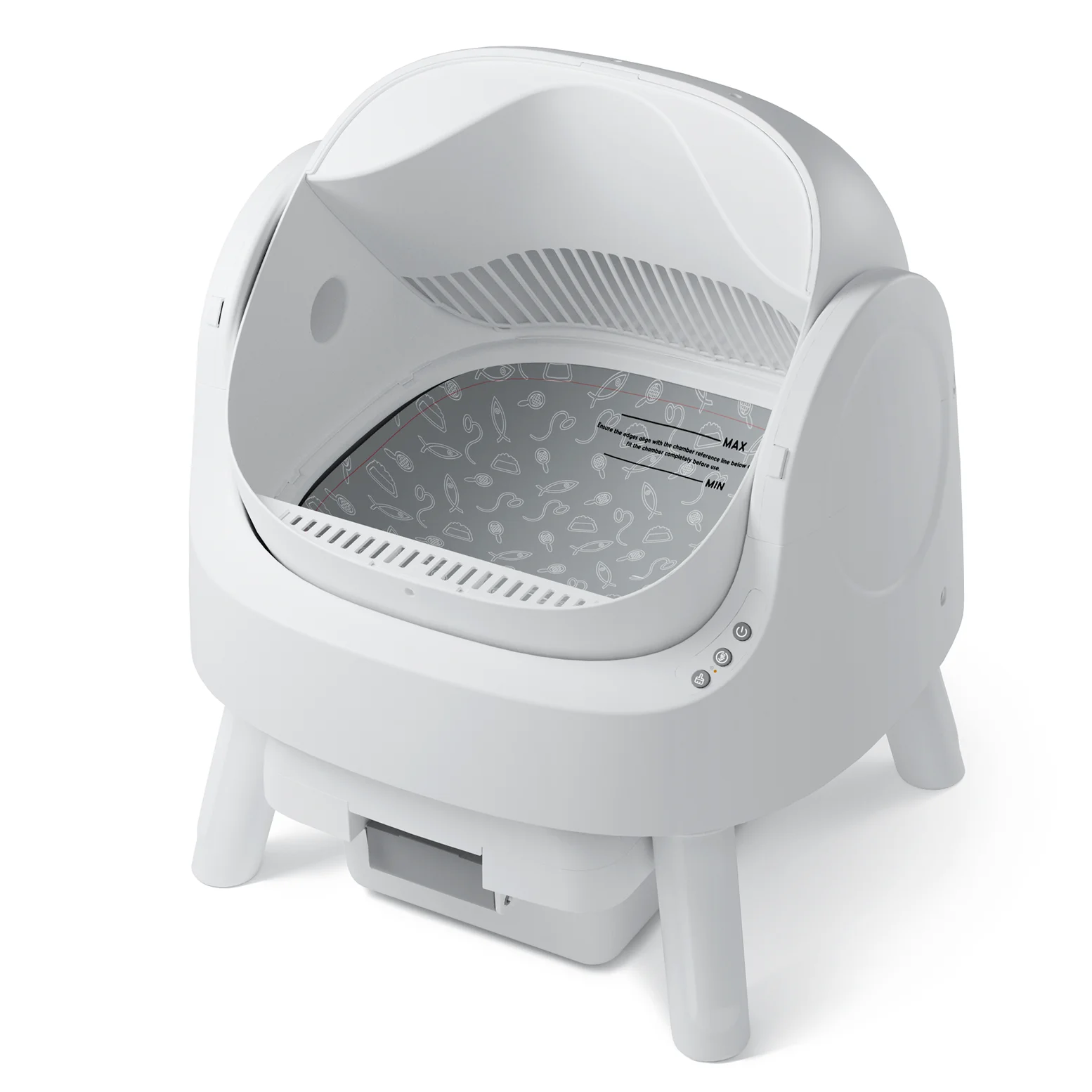 Reliable Pet Sitter Auto Machine Self Cleaning  Box For Bentonite