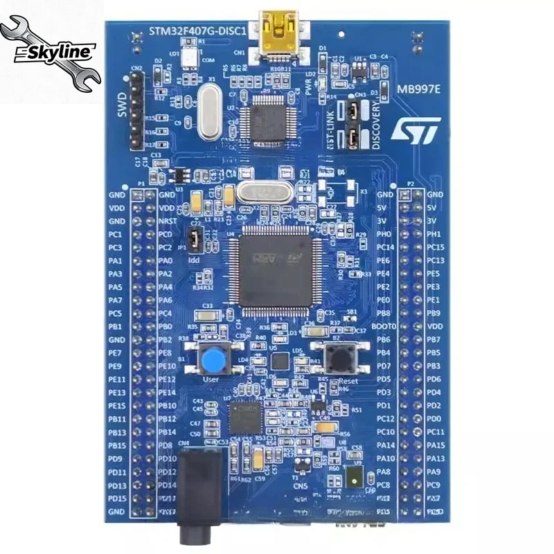 STM32F407G-DISC1 Development Board, STM32F407VGT6 MCU Discovery Kit for Embedded Programming