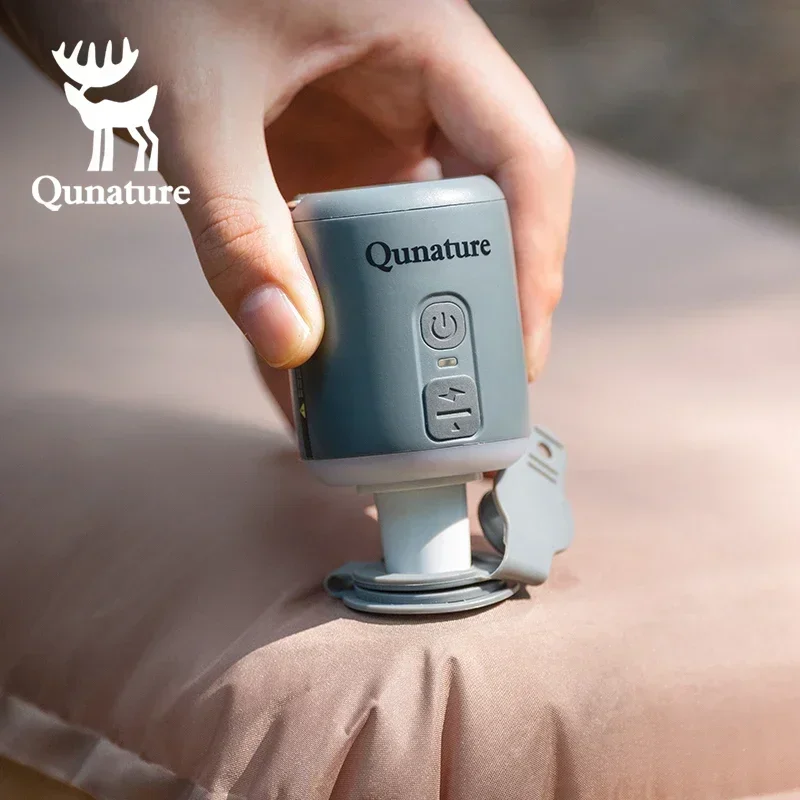 Qunature مضخة هواء كهربائية متعددة الوظائف نفخ استخراج مضخة الغاز التخييم سرير هوائي طوافة بلاستيكية للسباحة نفخ مضخة الإضاءة