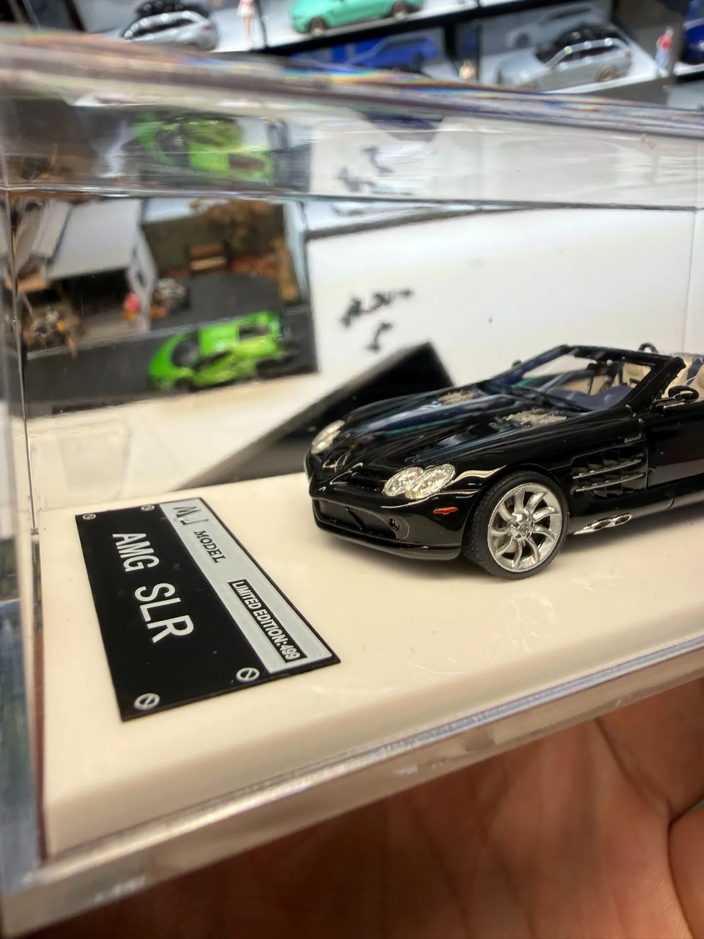 MJ 1:64 Scale Benz SLR McLaren Roadster Resin Car Model
