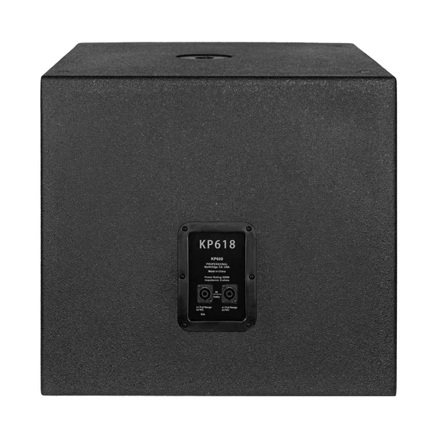 600W/1200W/2400W KP618-18 Inch Subwoofer Speaker for Speech/DJ/Stage Performance Professional Audio Sound Equipment