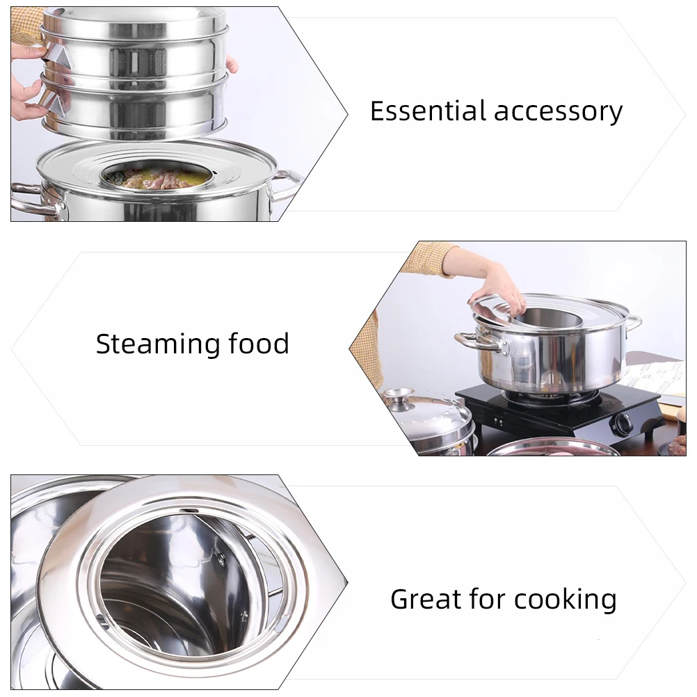 

1 шт., подставка для пароварки из нержавеющей стали, круглый многофункциональный кухонный инструмент для суповой кастрюли, скороварки, приготовления на пару, выпечки, обжарки
