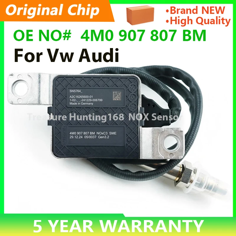 

4M0907807BM Оригинальный новый датчик оксида азота (NOx) для AUDI Q7 Q8 VW TOUAREG
