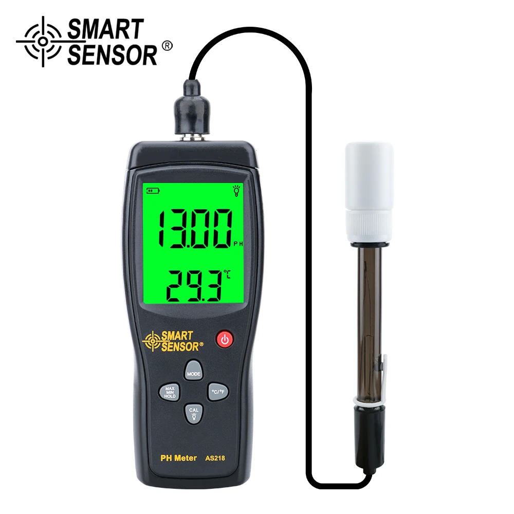 PH Tester Digital Water Quality Meter Range 0.00~14.00pH Aquarium Pool Water Liquid PH Acidity Meter LCD Display pH Detector