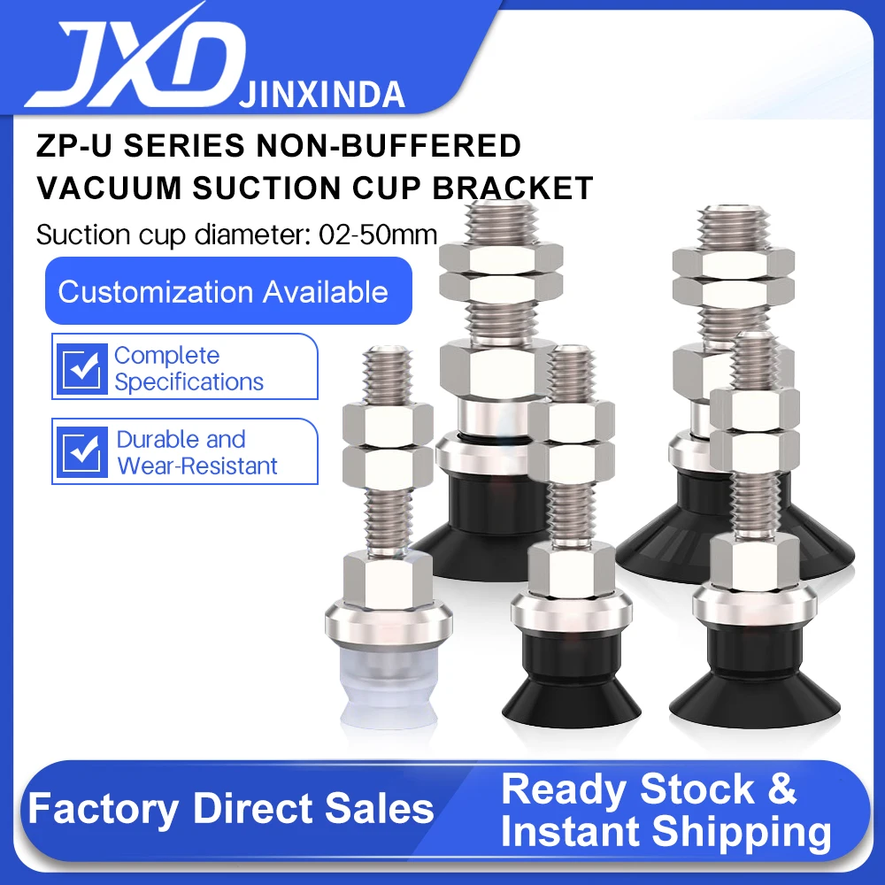 

JXD ZPT10/13/16/20/25/32/40/50US-A5L/A6L/A8L Heavy Duty Industrial Pneumatic Vacuum Suction Cup