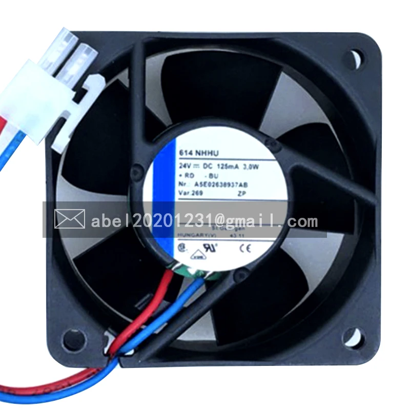 BRAND NEW ORIGINAL 614NHHU 614 NHHU DC 24V 3.0W COOLING FAN 6025 6CM 60*60*25 MM