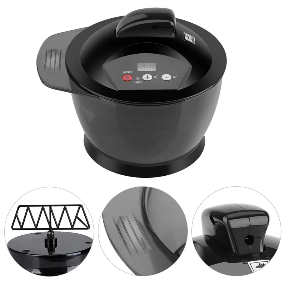 Portable Electric Hair Mixer Rechargeable Automatic Automatic Cream Mixer US Plug Electric Hair Dye Mixer Home Hair Salon