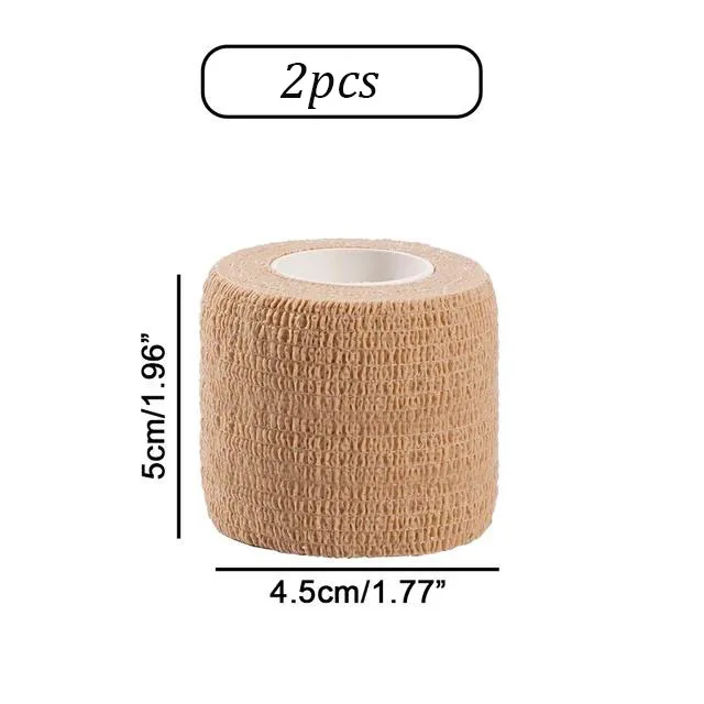 6/12/24pcs Self Adhesive Elastic Bandage Breathable Athletic Wrap Tape Tattoo Wrist Ankle First Aid Knee Support Sport Protector