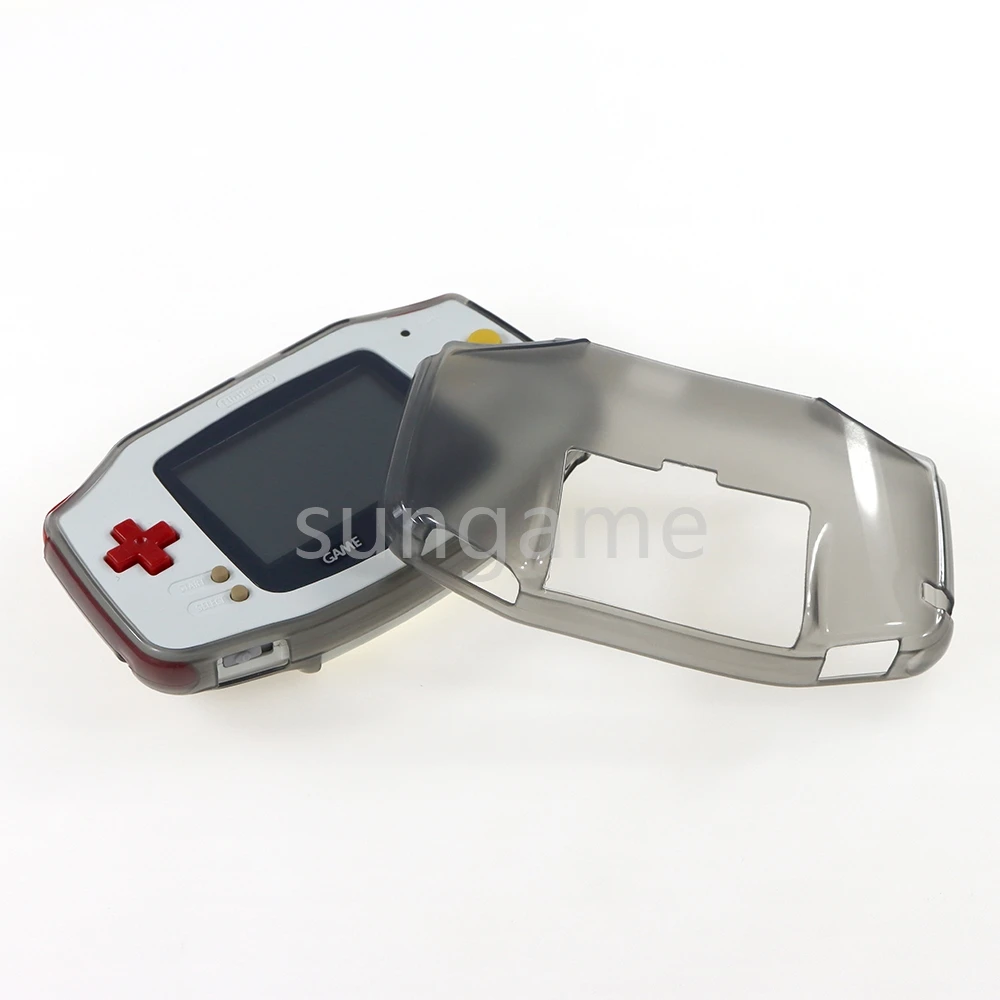 10pcs TPU Clear Transparent Protective Case Shell for Game Boy Advance GBA Console Cover