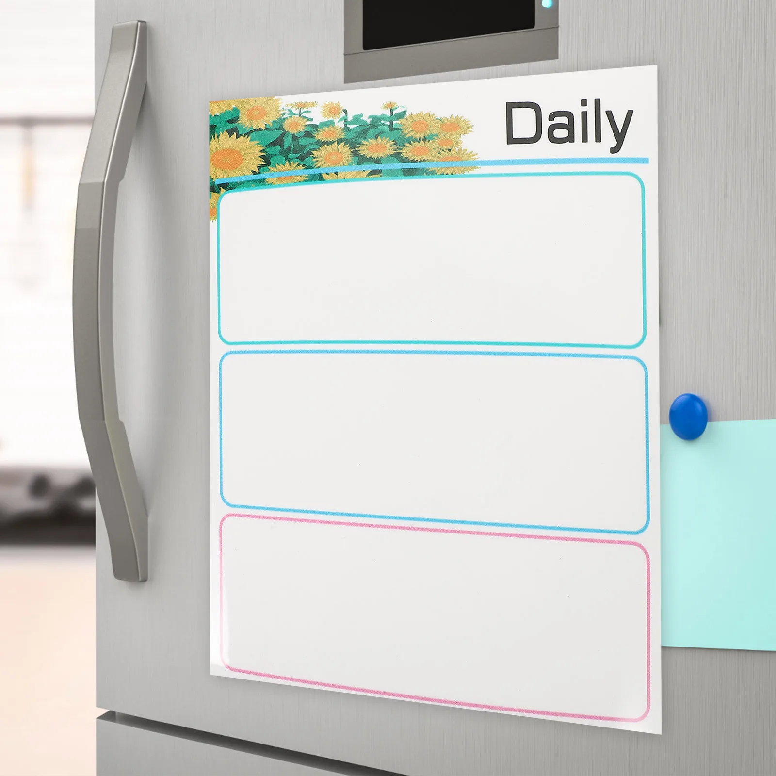 

Magnetic Whiteboard Fridge Calendar Daily Planner Dry Erase Refrigerator Writing Board Reminder Fridge White Board