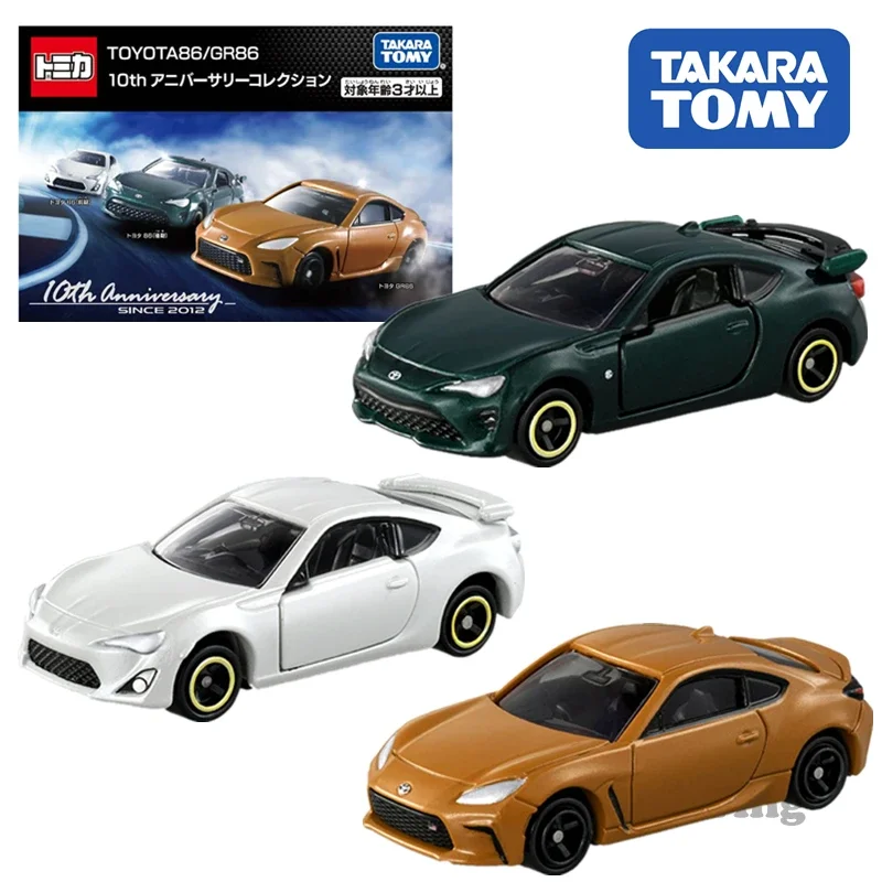 Takara Tomy Tomica Toyota 86/GR86 10th Anniversary Collection Set Car Alloy Toys Motor Vehicle Diecast Metal Model