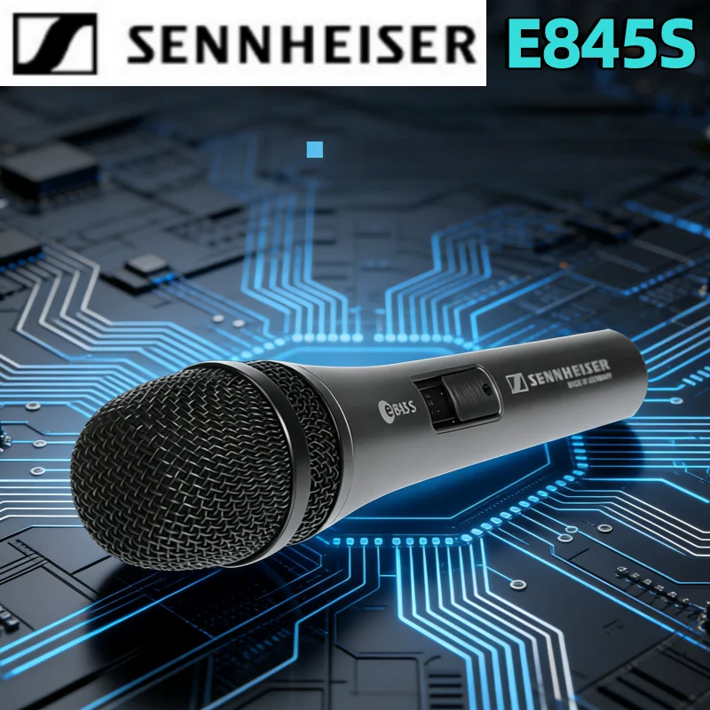 

1/2 PCS Sennheiser E845S Home Recording Dynamic Vocal Wired Microphone for Live Streaming Handheld Microphone