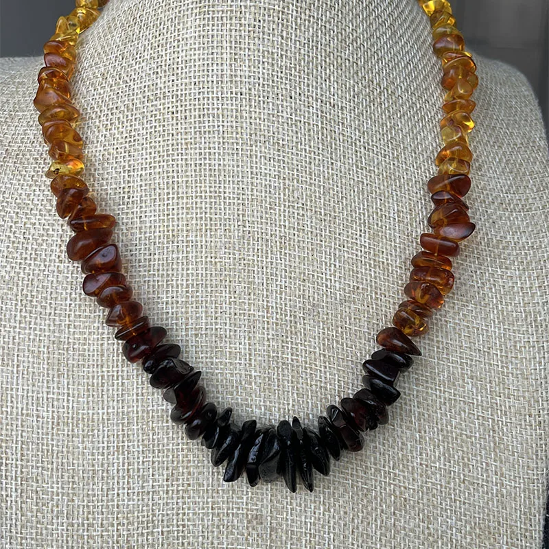Yoowei Halskette aus 100 % Naturbernstein als Geschenk, europäische baltische Original-Medizinperlen, wunderschöner, einzigartiger Heilschmuck-Lieferant – Detail 27