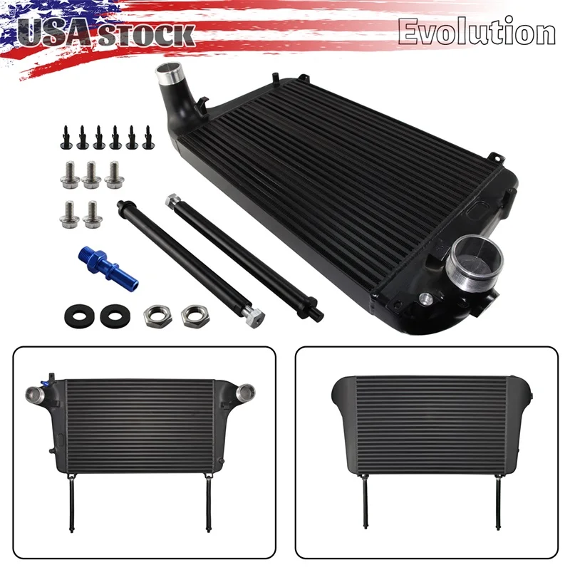 

Performance Turbocharged Front Mount Intercooler Kit For Ford Explorer ST EcoBoost Engine 3.0L 2020-2023 Black/Silver