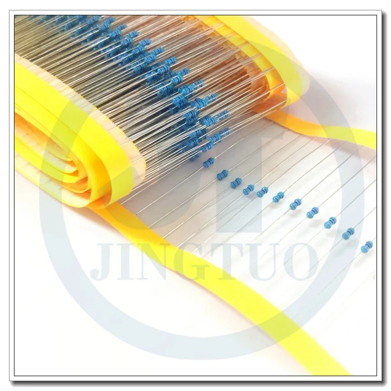 1000pcs 1/8Watt Metal Film Resistor 1/6W 100/150/180/200/220/240/270/300/330/360/390/430/470/510/560/620/680/750/820K 910R Ohm