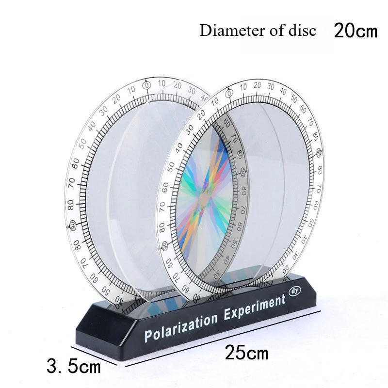 Optical Polarizer Student Experimental Teaching Material Demonstrator Test Optical Interference Phenomenon Color Polarizer