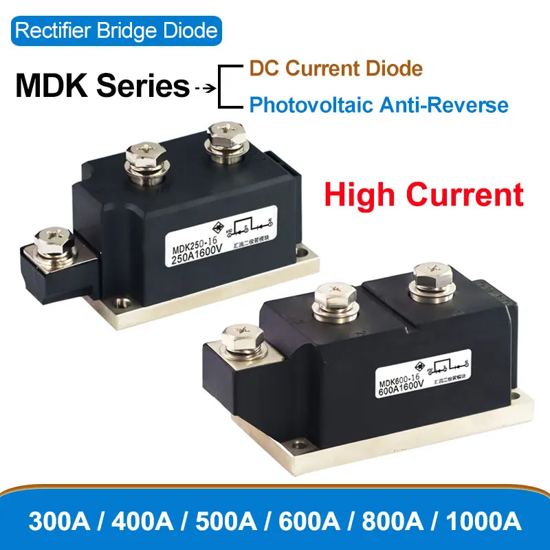 

MDK 300A 400A 500A 600A 800A 1000A Photovoltaic DC Solar Anti Backflow And Anti Backflow Flyback Diode Module Rectifier