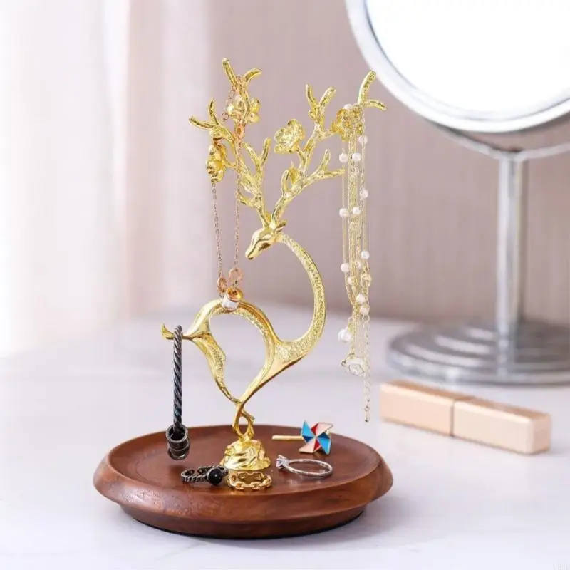 

Multifunctional Reindeer Jewelry Holder Fashion Accessories Display Rack
