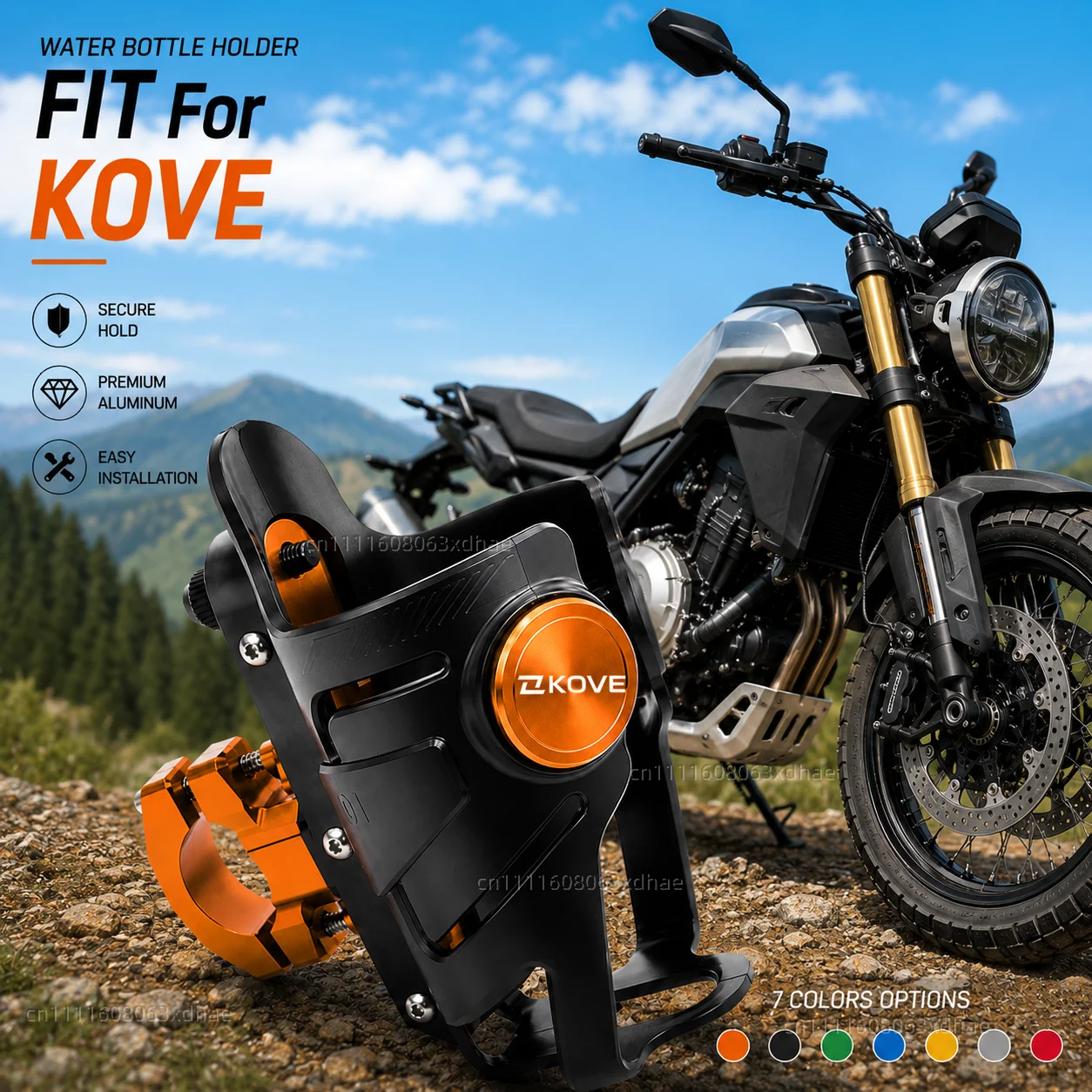 

Motorcycle Water Bottle Holder For KOVE 800X Pro/Rally 525X 500X 400X Coffee Beverage Tea Cup Support Modification Accessories