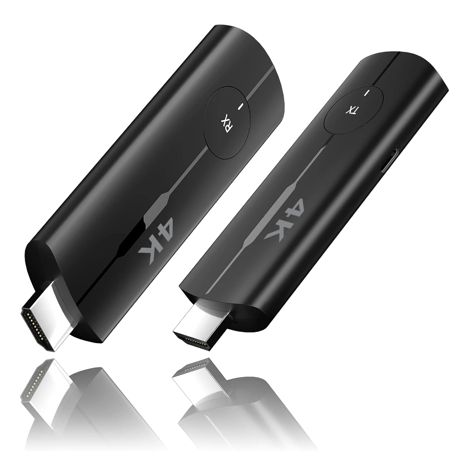 جهاز إرسال واستقبال HDMI لاسلكي 100 متر، مدخل فك تشفير 4K، مخرج 4K @ 30 هرتز، توصيل وتشغيل الكمون المنخفض للغاية للألعاب، المسرح المنزلي