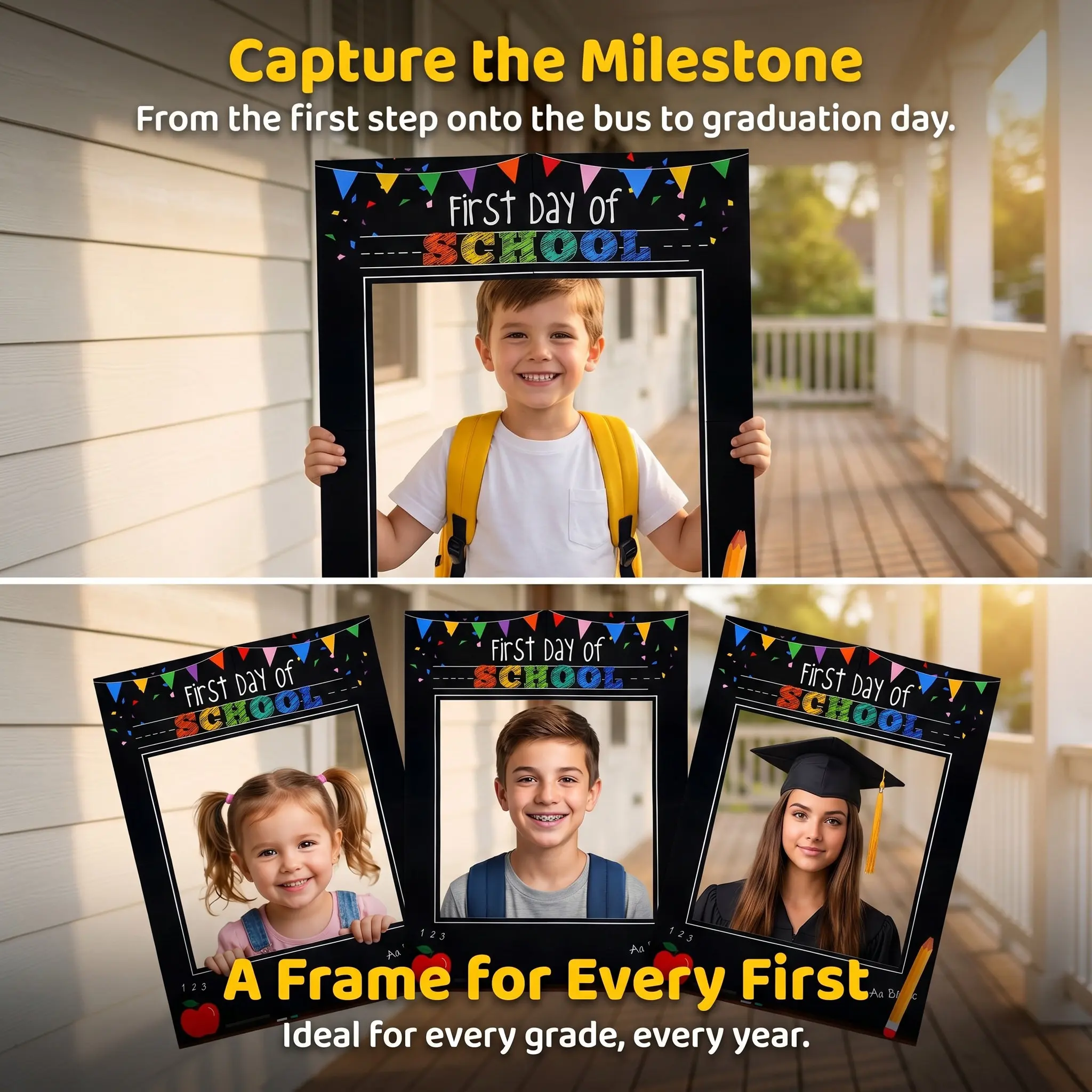 Photo Booth Frame - Rekwizyty do fotobudki, papierowe ramki na