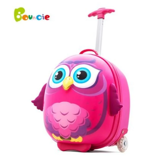 kids Luggage Hard Side Spinner Rolling Suitcase for Kids Carry-On luggage suitcase for boys Travel Trolley bag for girls16 Inch