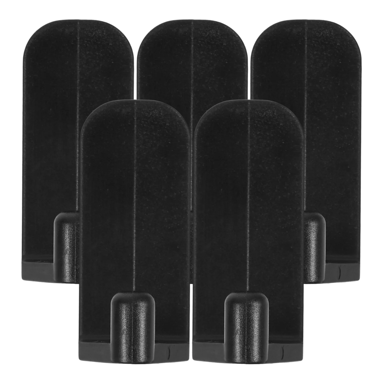 

5Pcs Black Pegboard Hooks Adjustable Nondamaging Stylish Appearance for Wall Kitchen Cabinets Gaming Setup Hooks Black