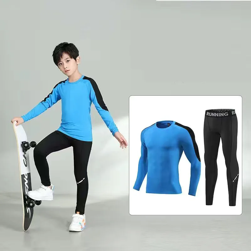 

Men Women Kids Children Boy Girl Sets Suit Outdoor Thermal Underwear Thermo Sporting Sets Fitness Long Johns Bottoming Tracksuit