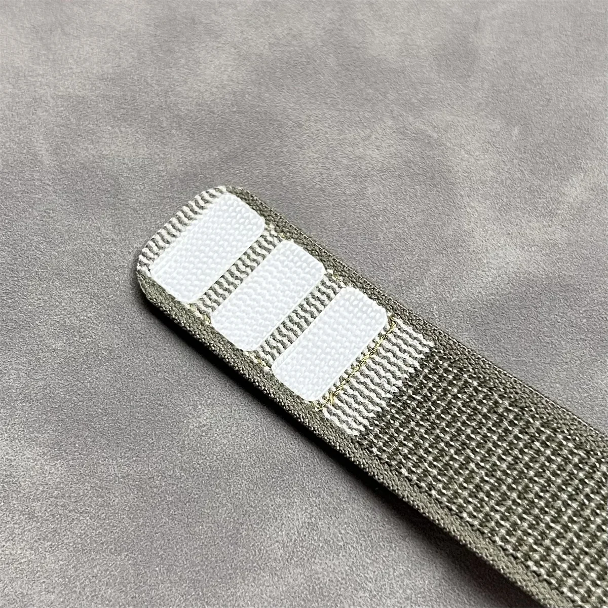 Nylon Leather Strap for Apple Watch Band Ultra 49mm 44mm 45mm 42mm 41mm 40 38mm Sport Watchband Iwatch Serise 9 8 7 6 5 Bracelet image 4