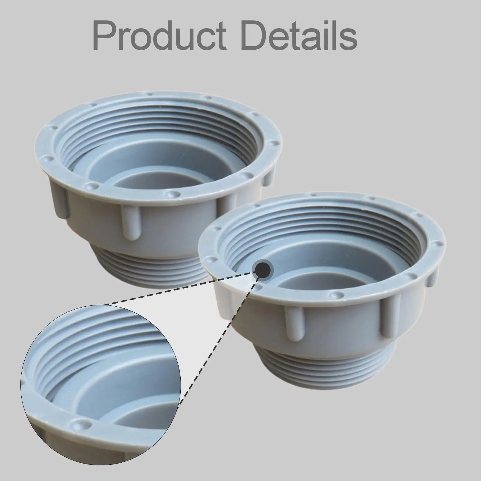 Sink Drain Reducer Adapter PVC Straight Extension Coupling Easy DIY Install for Kitchen Sink and Garbage Disposer