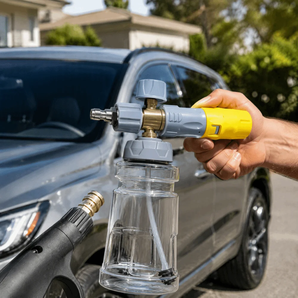 Lance Transparent Foam Tool 1L High Pressure Foam Sprayer Snow Foam Clear Foam Sprayer Bottle Car Wash