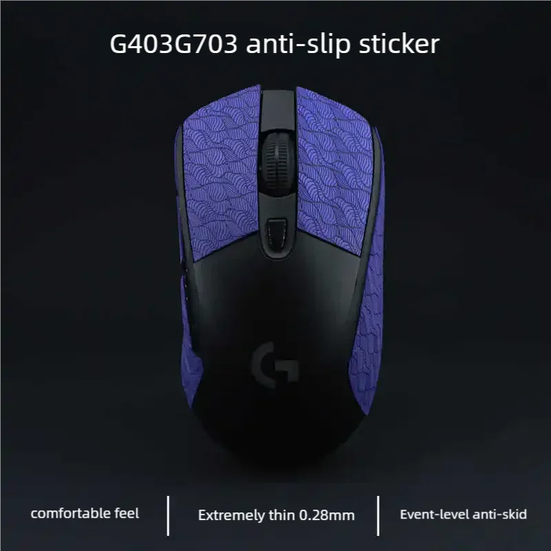 Mouse Grip Tape Skate Sticker Non Slip Suck Sweat Mouse Anti-Slip Sticker For Logitech G403 G603 G703 Mouse