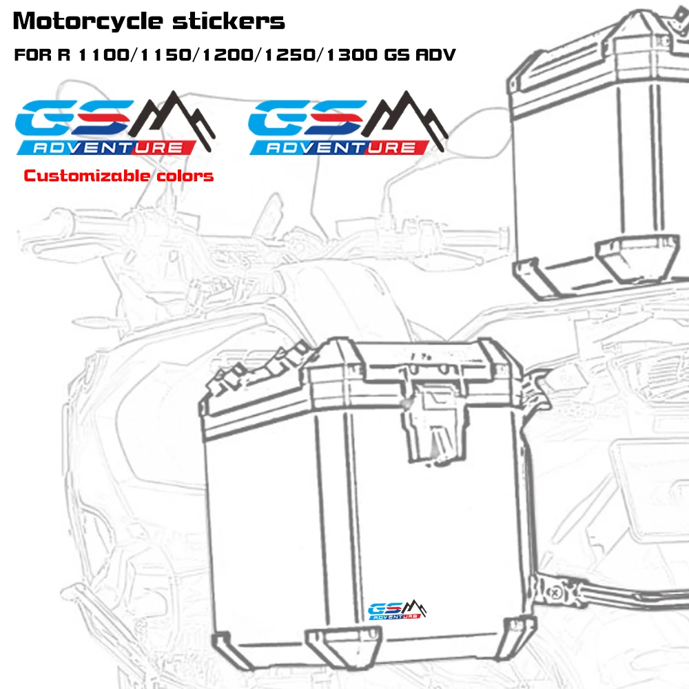 Motorcycle Sticker Waterproof Decal R1200GS Adventure Stickers for BMW R1100GS R1150GS R1250GS R1300GS R 1200 GS ADV Accessories