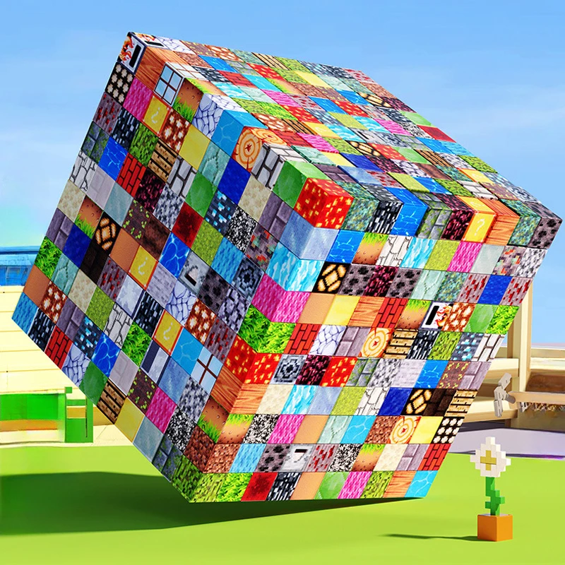 20-300pcs Magnetic Building Blocks Stacking Magnet Cube DIY Model Construction Set STEM Magnet Toys for Children Boys Girls Gift