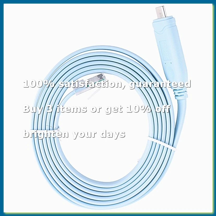 NEW USB TO Type C Console Configuration Cable Type C to RJ45 Serial Router Debugging Cable