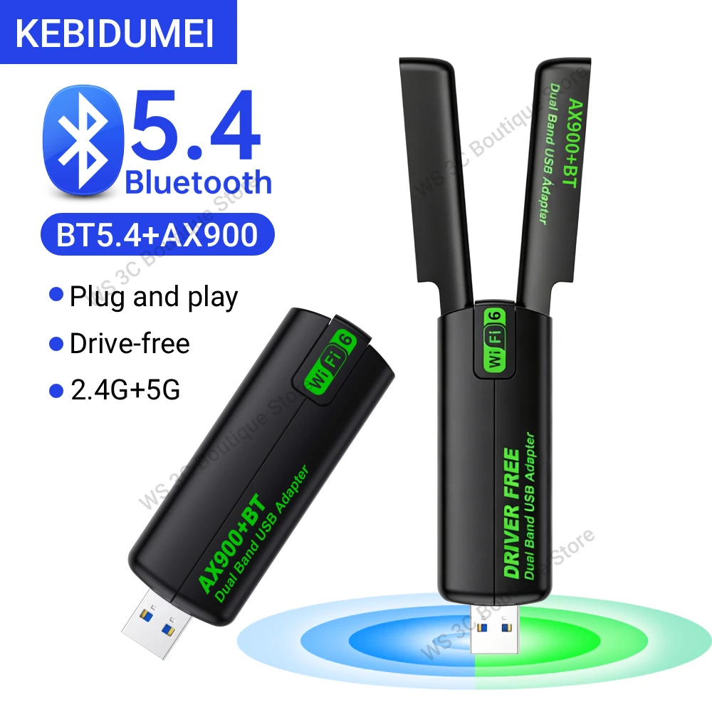 dongle-wi-fi-kebidumei-bt54-900mbps-2-em-1-placa-de-rede-wifi6-com-antenas-sem-fio-receptor-sem-driver-para-pc-e-laptop-win10-11
