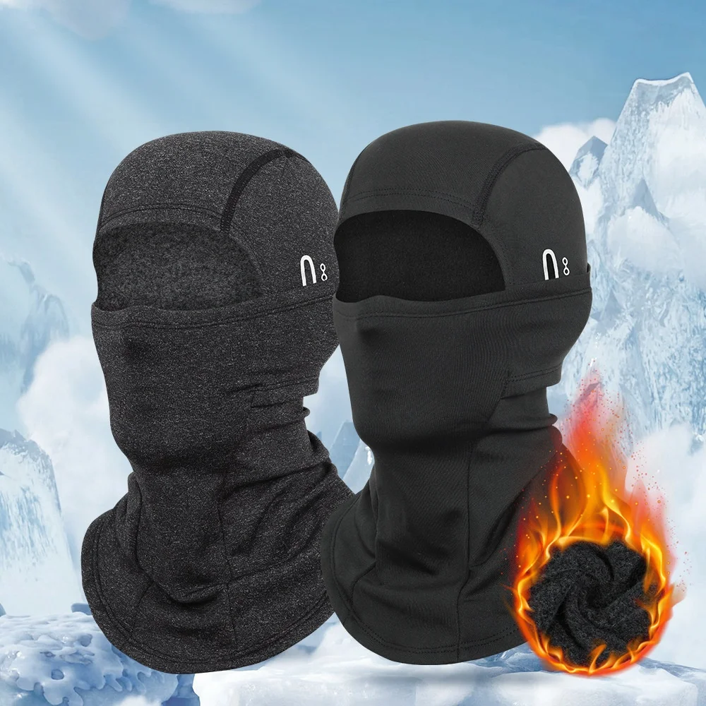 Thermal Winter Balaclava Cycling Full Face Mask Warm Outdoor Sports Motorcycle Ski Fishing Hunting Mask Fleece Scarf Cap Set view 2